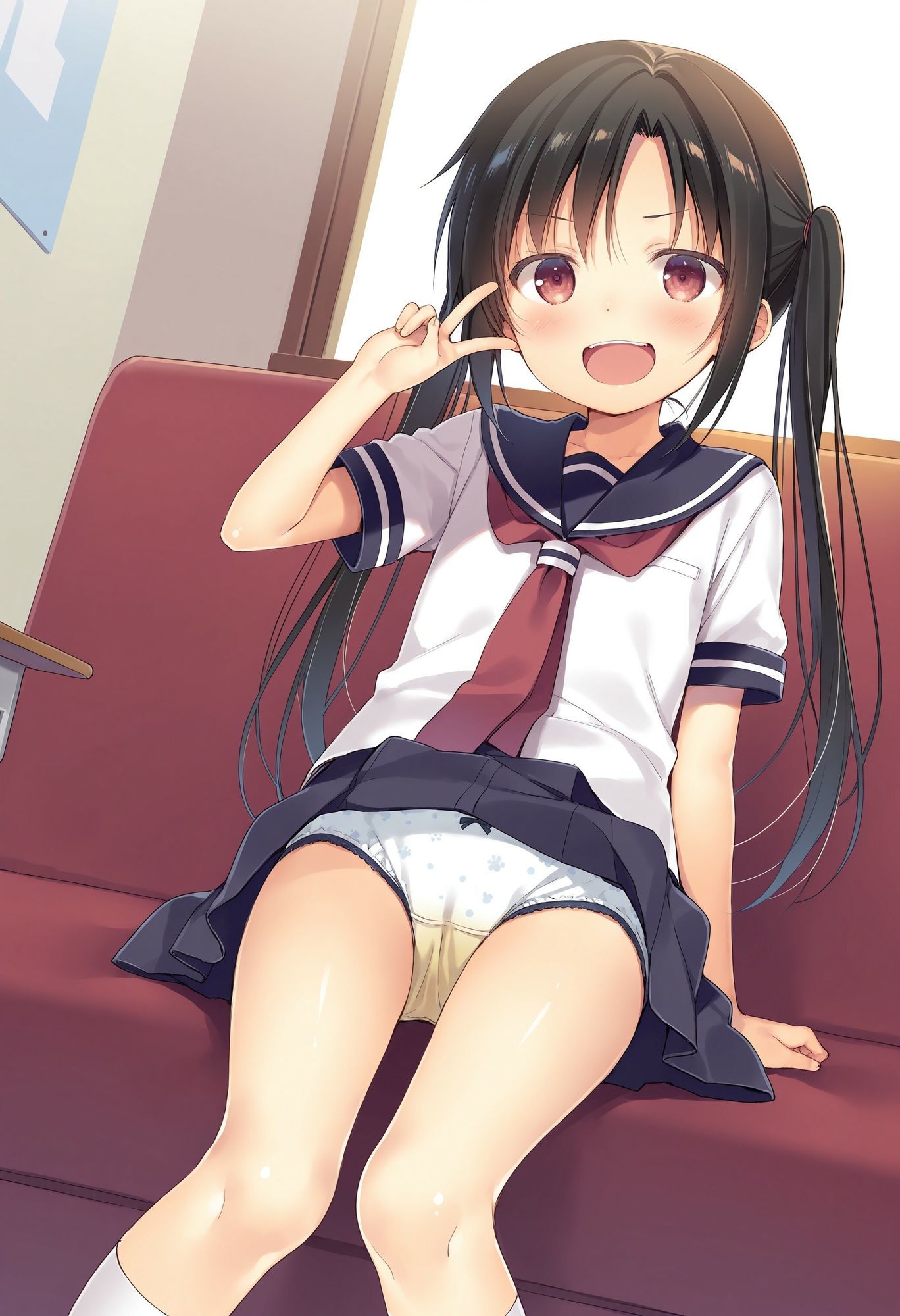 可愛い同級生の汚パンツ - サンプル画像 1