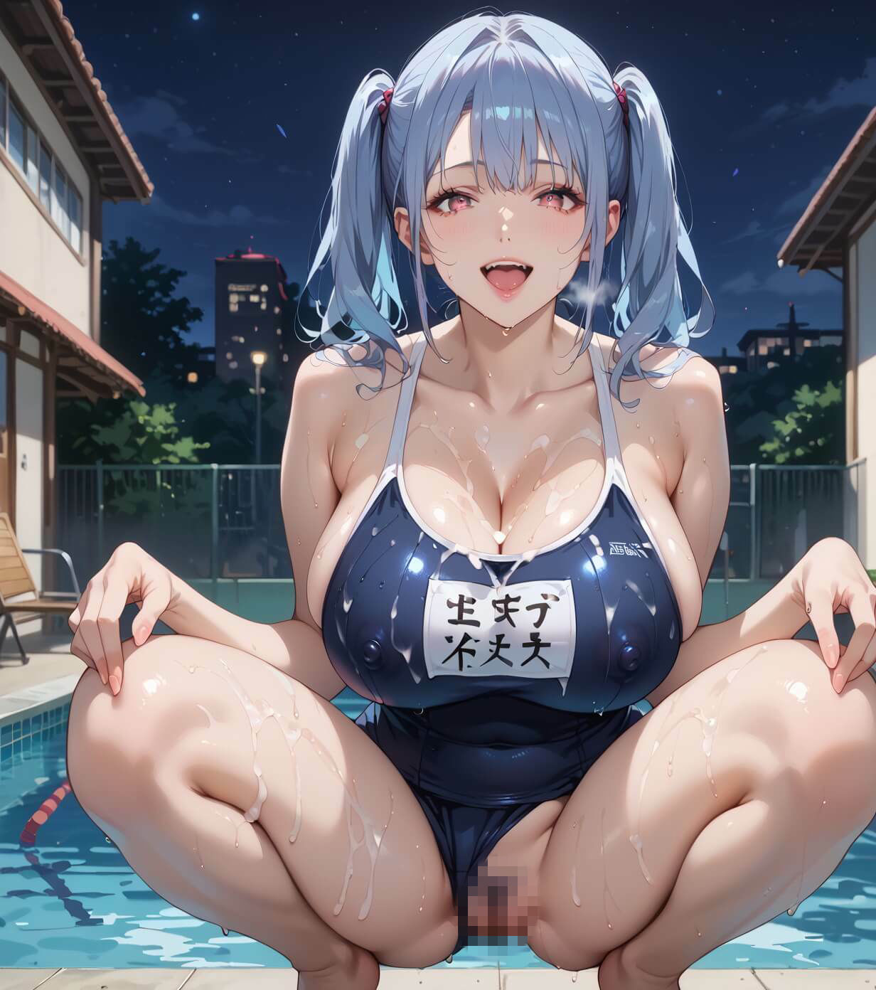 水泳部顧問最高すぎ！可愛い水泳部員たちとエッチな練習・490枚 - サンプル画像 9