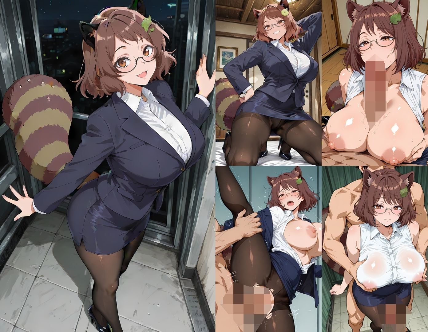 化け狸の親分さんとイチャコスエッチ - サンプル画像 3