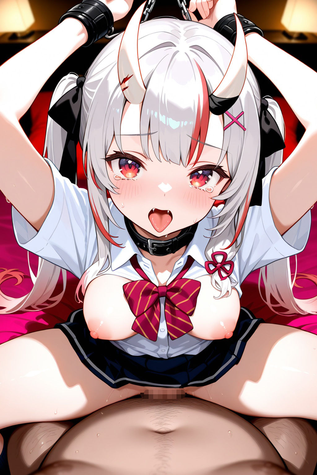 百鬼あやめを調教拘束エッチ - サンプル画像 4