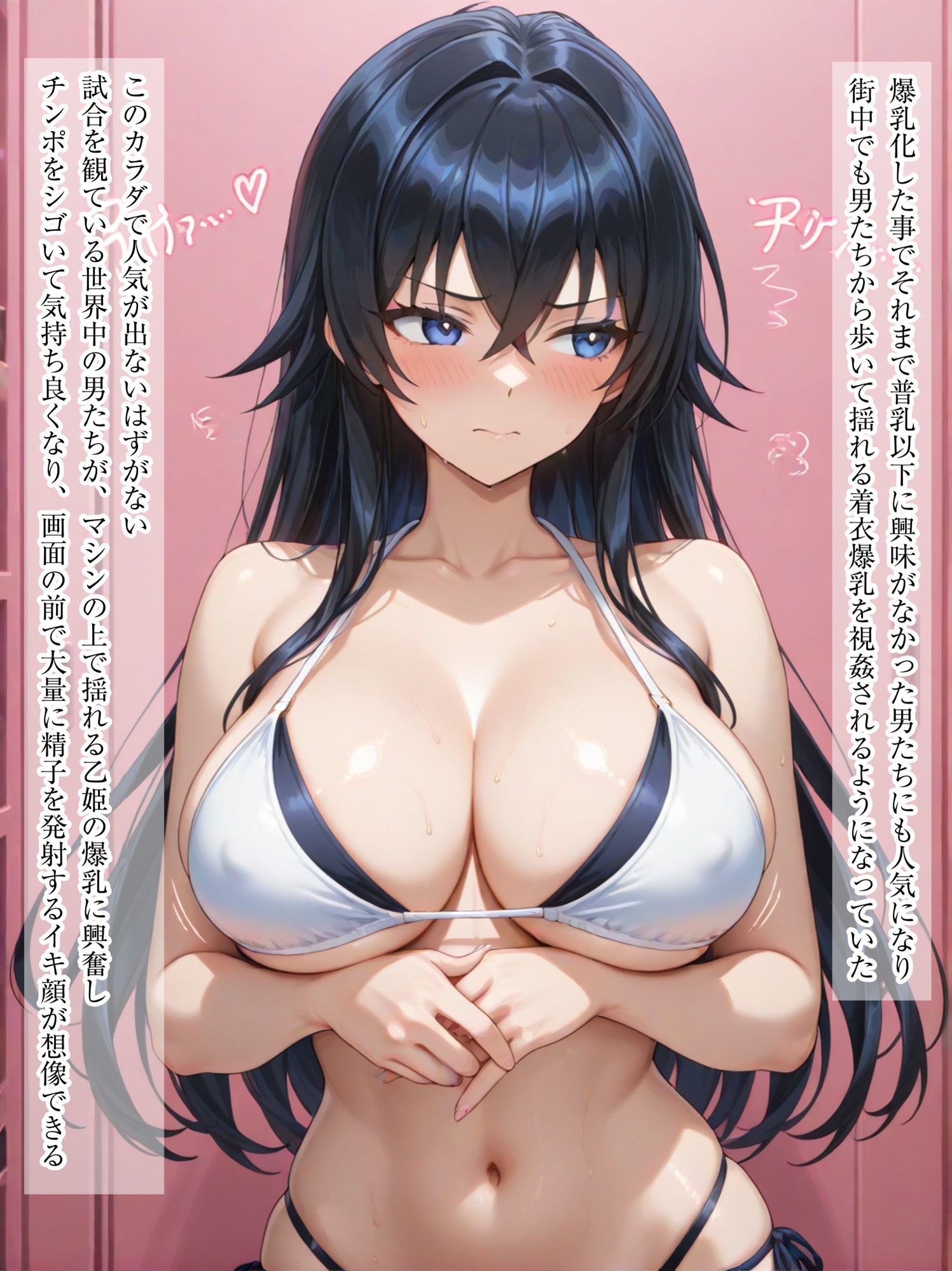 爆乳ウェーブ 第2話 刃〇乙姫 爆乳爆尻水着 視姦 撮影 - サンプル画像 2