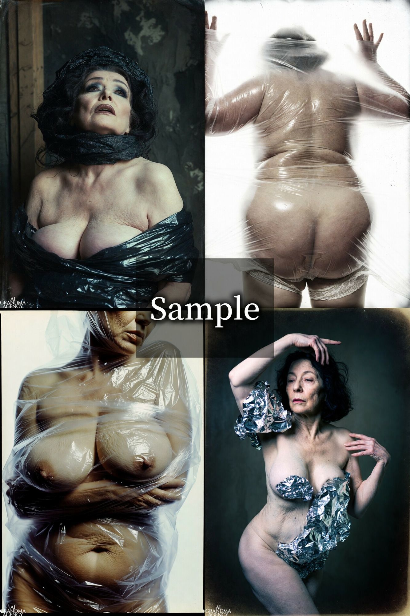 ラッピング〜包まれた老体〜 - サンプル画像 1