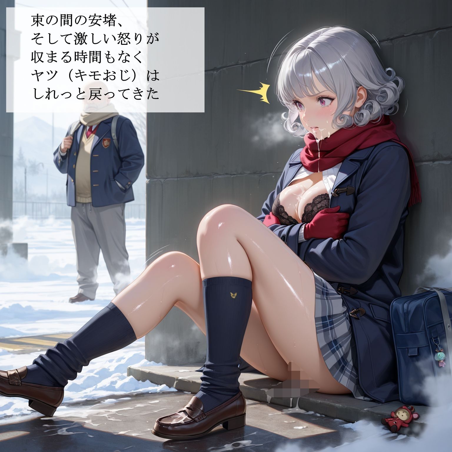 制服女子校生の受難2 -私は戻ってきたキモおじにレ〇プされました- - サンプル画像 1