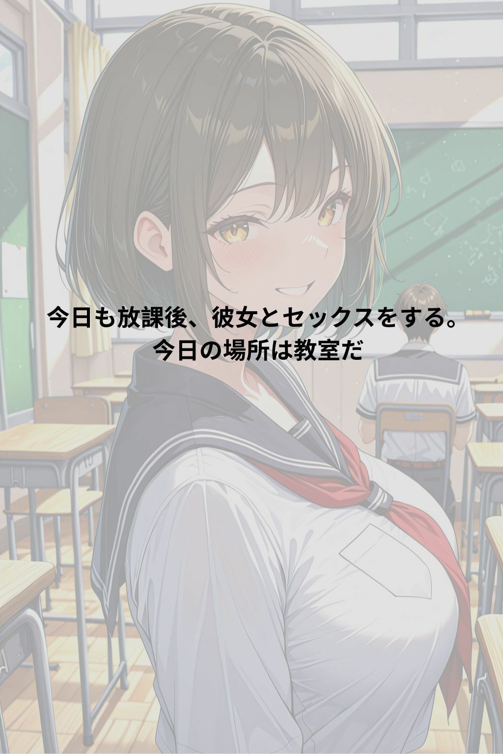 淫乱女子校生 放課後生ハメ快楽堕ち 校内どこでも中出しSEX中毒 - サンプル画像 9