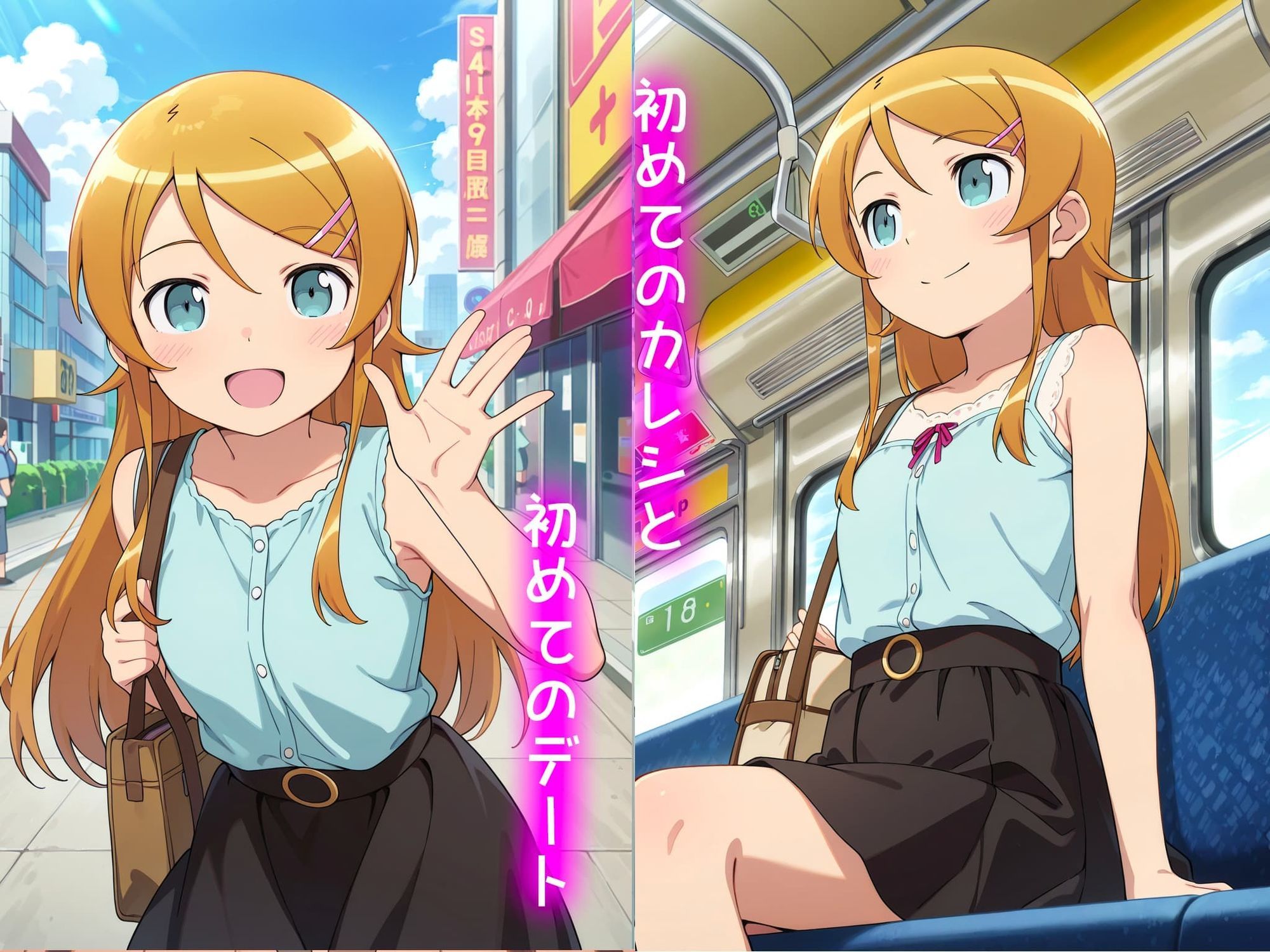 高坂桐乃の処女卒業記録2〜inプールデート編〜 - サンプル画像 1