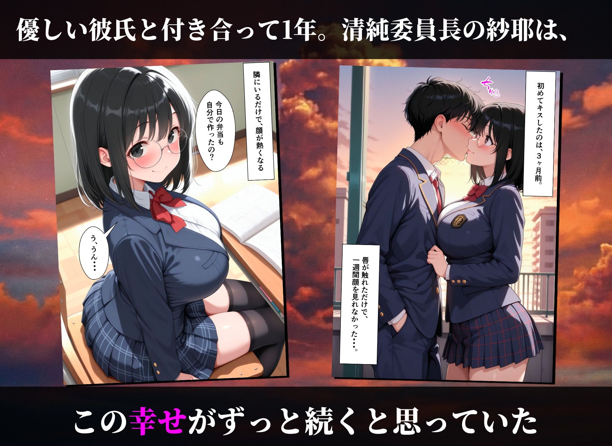 チャラ男の巨根で清純カノジョが壊れた話 - サンプル画像 4