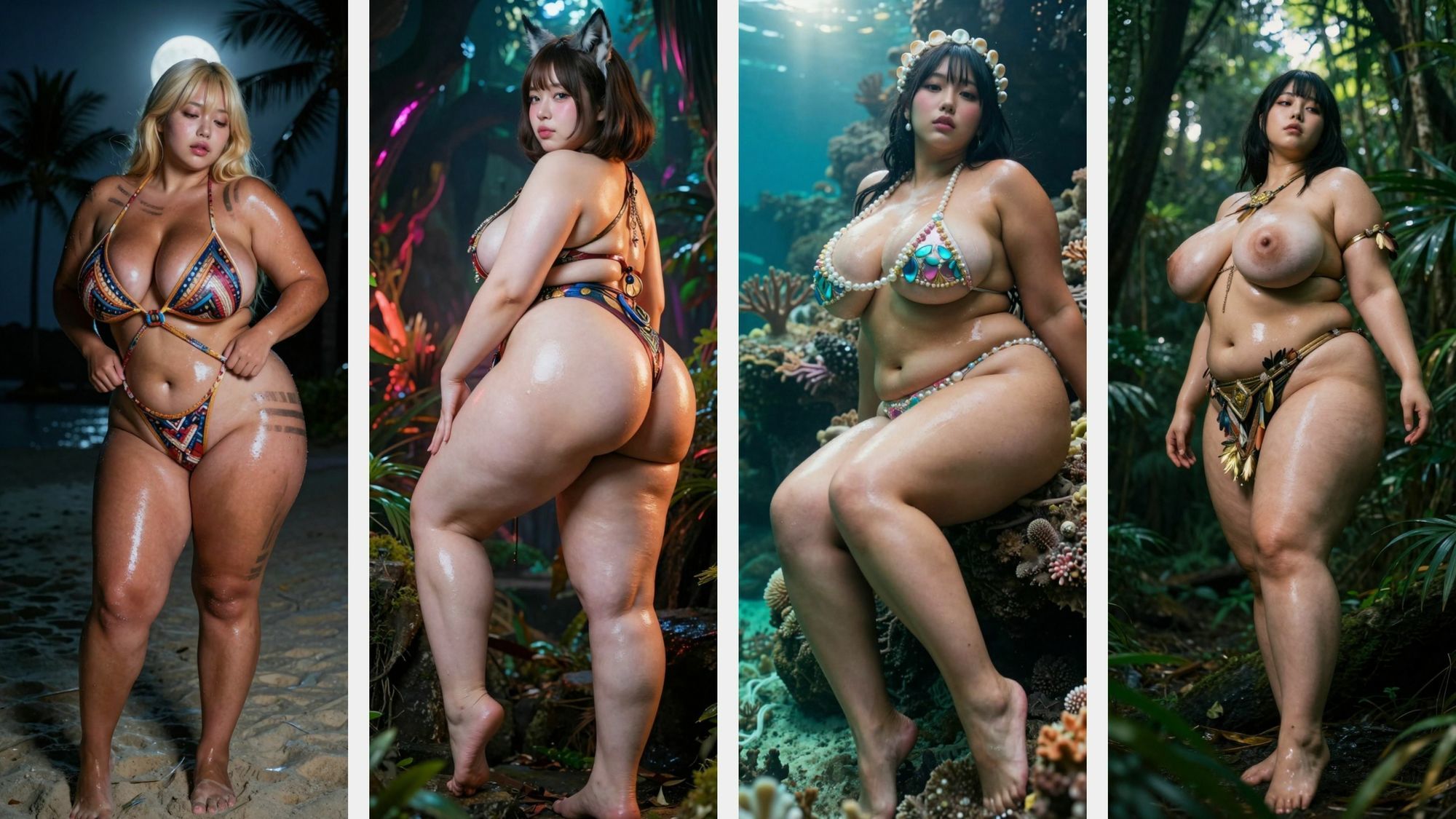 Curvy Collection vol.3 Exotic Tribal - サンプル画像 4