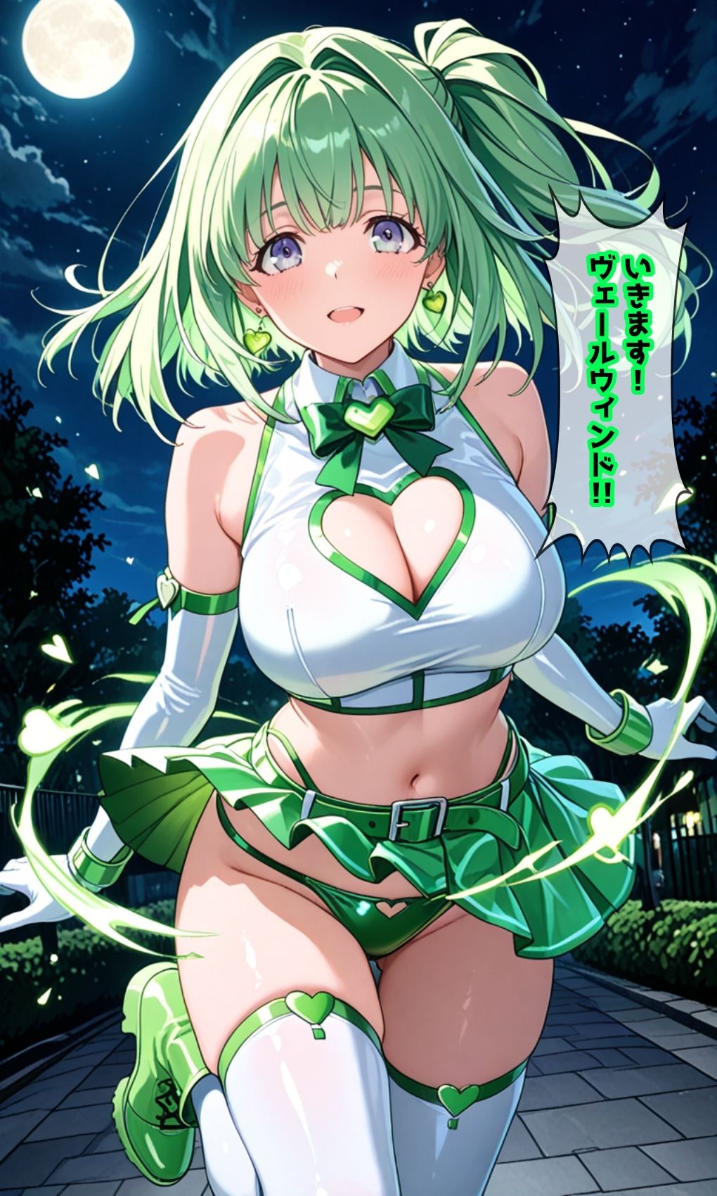 緑の戦士ライム・ヴェール 〜触◯怪魔タクティルの罠〜 - サンプル画像 2