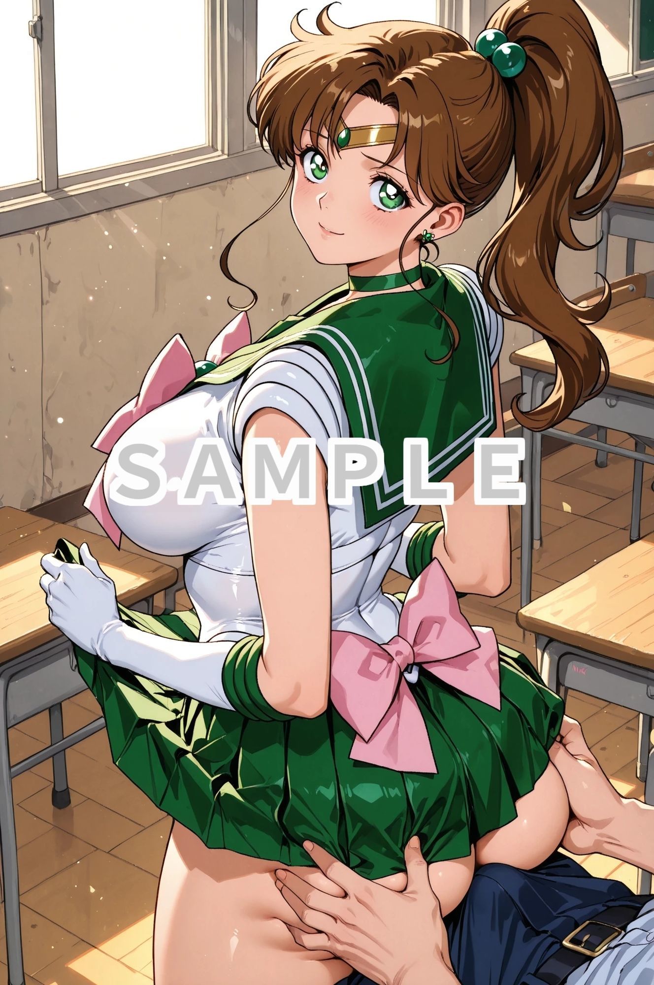 セーラー戦士の堕落日記  まこちゃん＆みなちゃん - サンプル画像 1