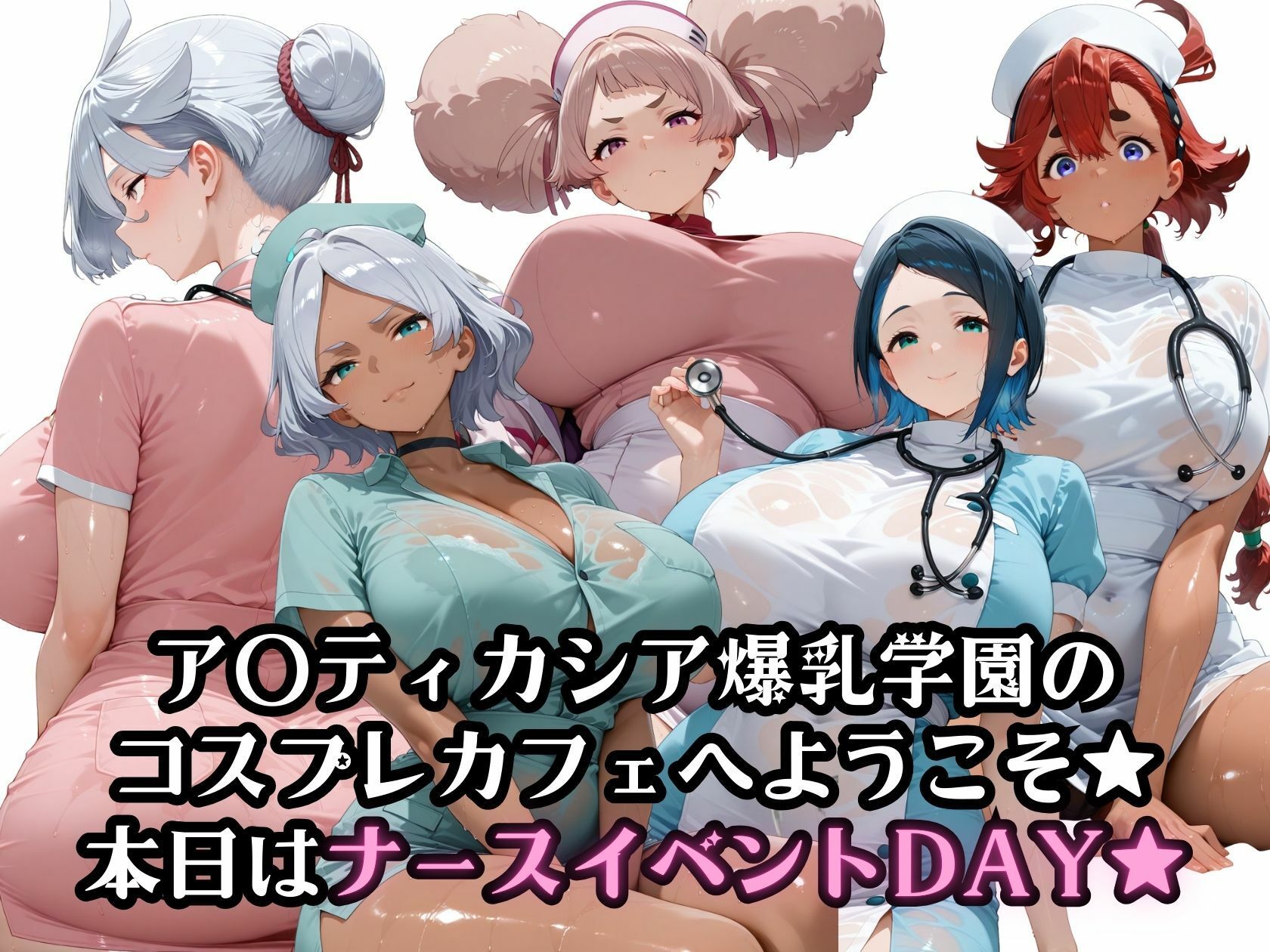 水星のコスプレ女子 魔女のナース誘惑編 - サンプル画像 1