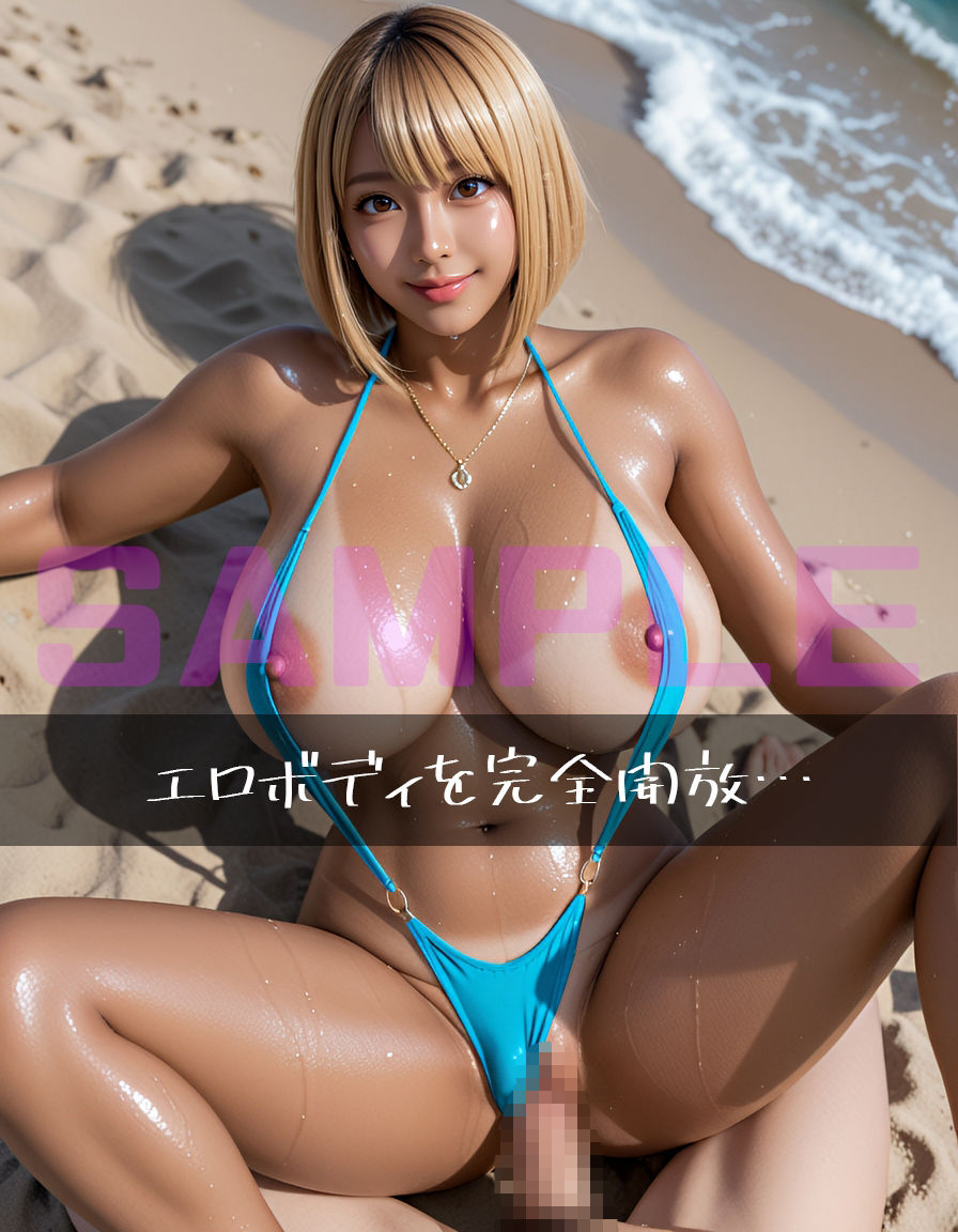 【たっぷり500枚】ギャルまみれ〜ポロリ天国！モロ見えスリングショットがエロすぎる 2〜 - サンプル画像 4