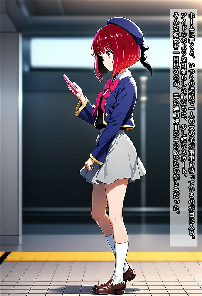 かなちゃんを盗撮したり痴○したりする話 - サンプル画像 1