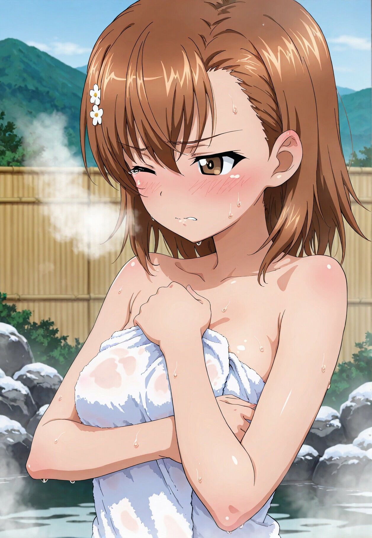 とあるえっちな温泉旅行 - サンプル画像 1