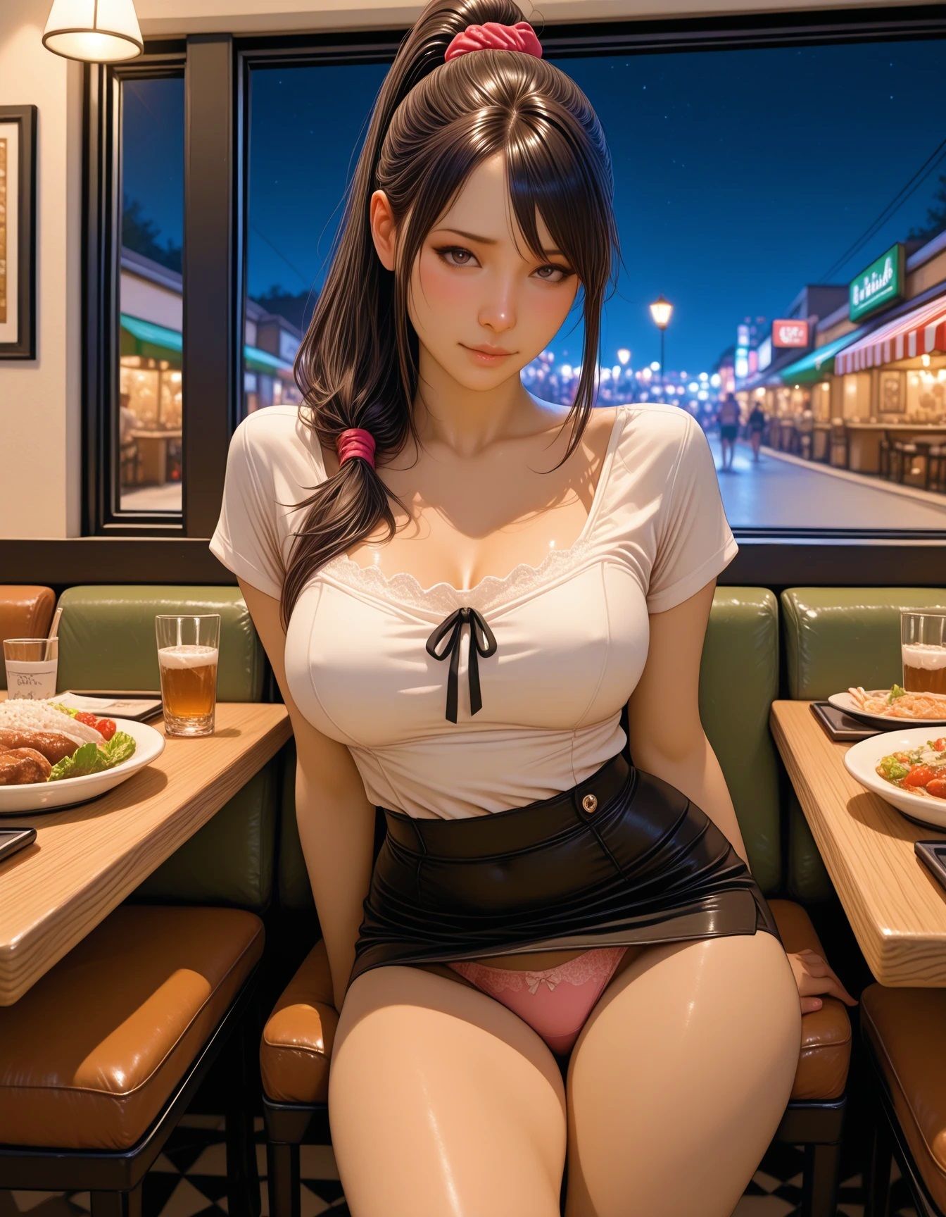 行為後に寝ている彼女の恰好が無防備すぎて1人で再戦な件 - サンプル画像 3