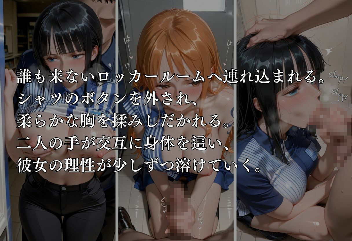 禁断バイト 交差する欲望 〜先輩の身体を巡る後輩たちの手〜 カフェ×コンビニ編 2 - サンプル画像 5