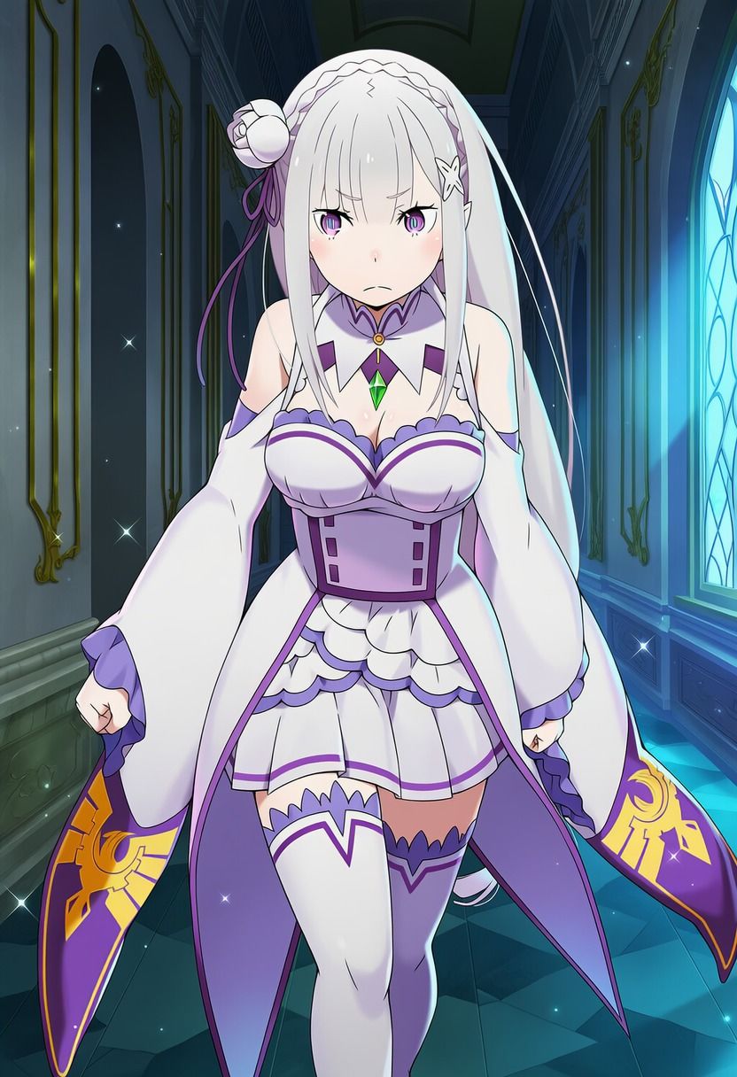 エミリ● vs ぬるぬる触手 - サンプル画像 2