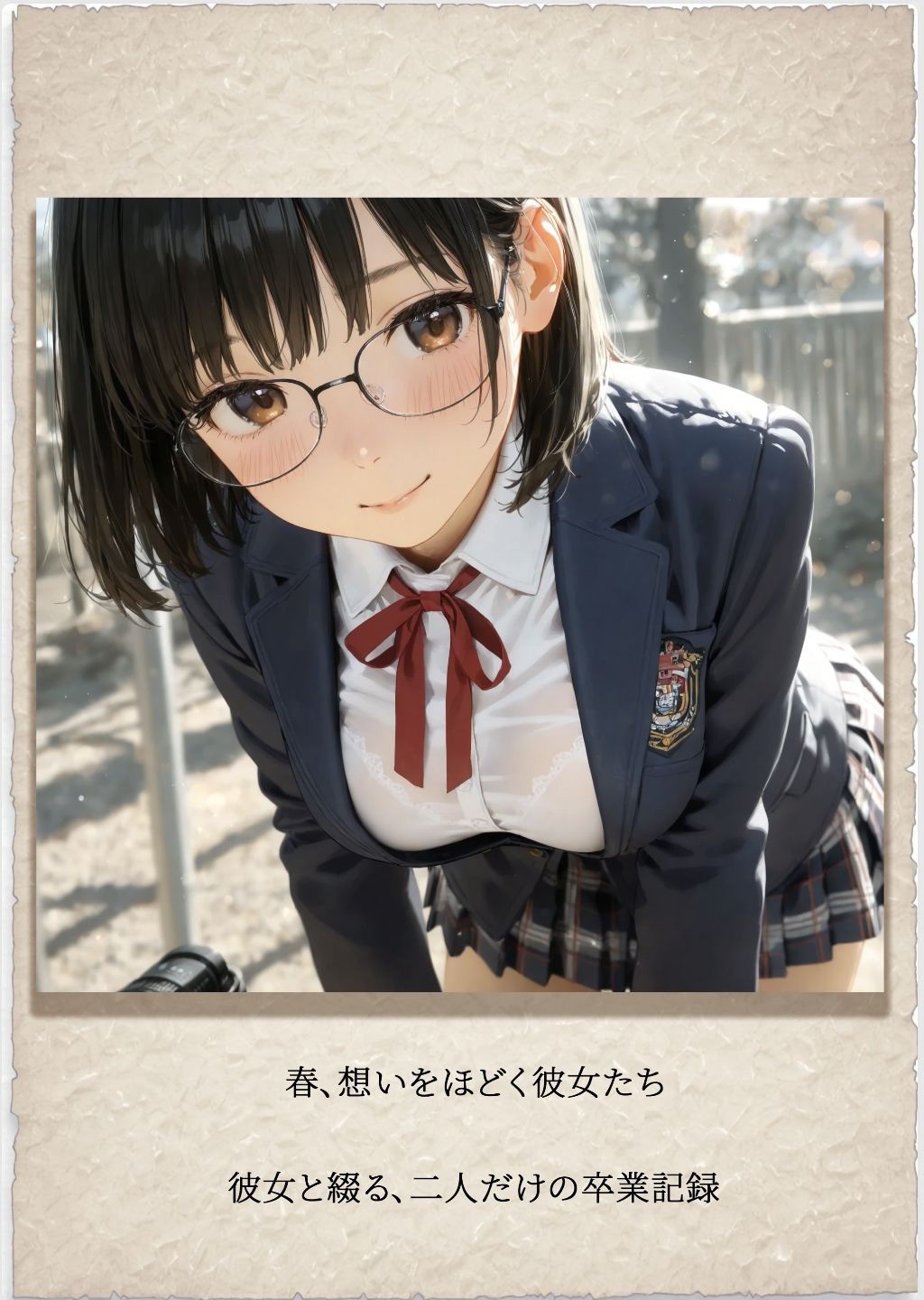 〜春、想いをほどく彼女たち〜彼女と綴る、二人だけの卒業記録 - サンプル画像 1