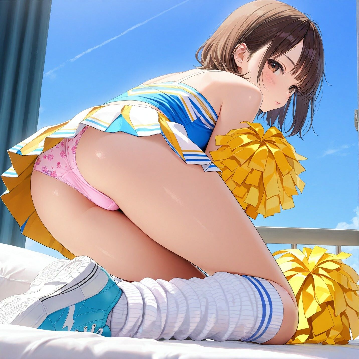 生パンチアガールの四つん這いパンチラ  Vol.2 - サンプル画像 7