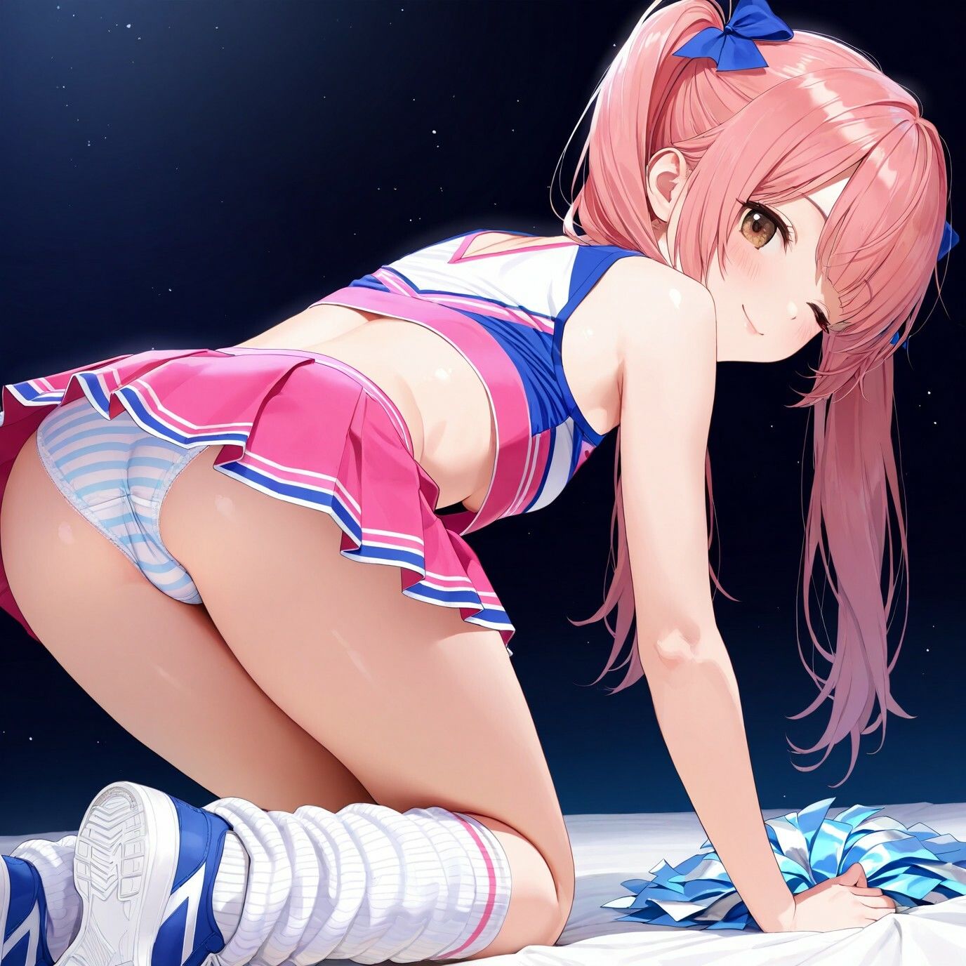 生パンチアガールの四つん這いパンチラ  Vol.2 - サンプル画像 9