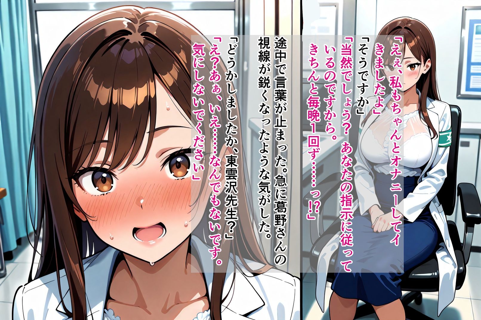 逆転催● 〜治療者に絶対服従の淫乱女医に堕ちるまで〜 前編 - サンプル画像 6