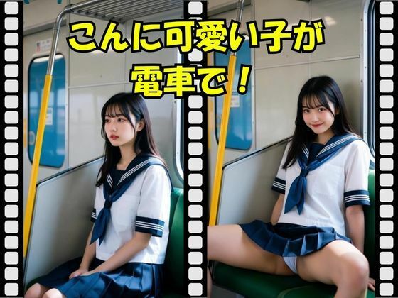 パンツを見せてくる制服美女達！ - サンプル画像 1