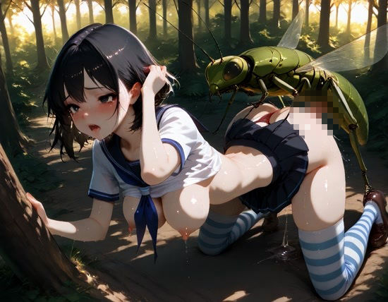 昆虫観察記録〜飛蝗〜 - サンプル画像 3