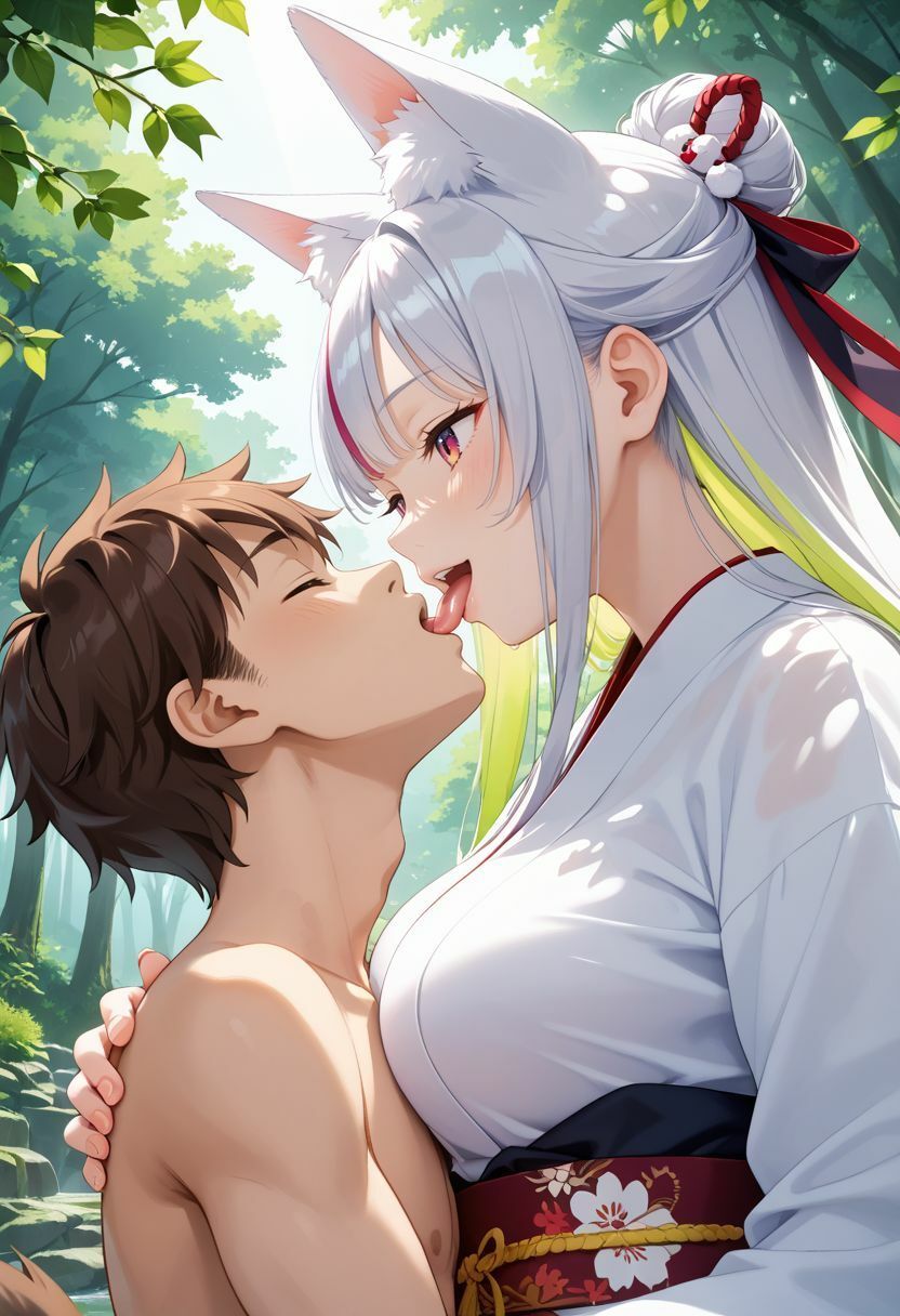 異世界M男は今日も土下座 ケモミミ巫女編 - サンプル画像 1