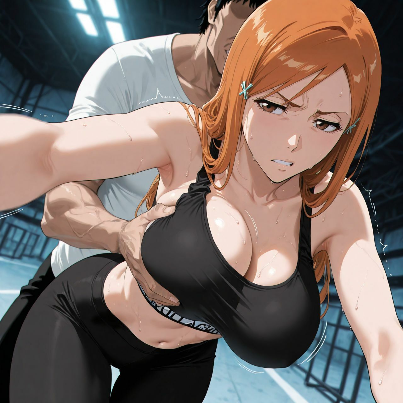 会員制ジムで〜天然巨乳のあの子と密室パーソナルトレーニング〜 - サンプル画像 3