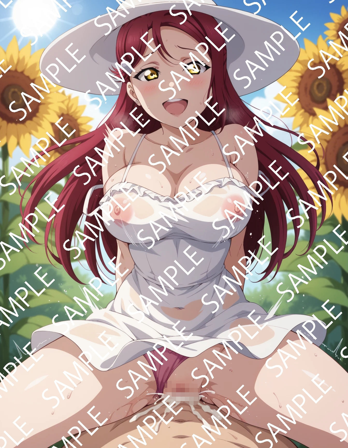 梨子コスプレ騎乗位集 - サンプル画像 1