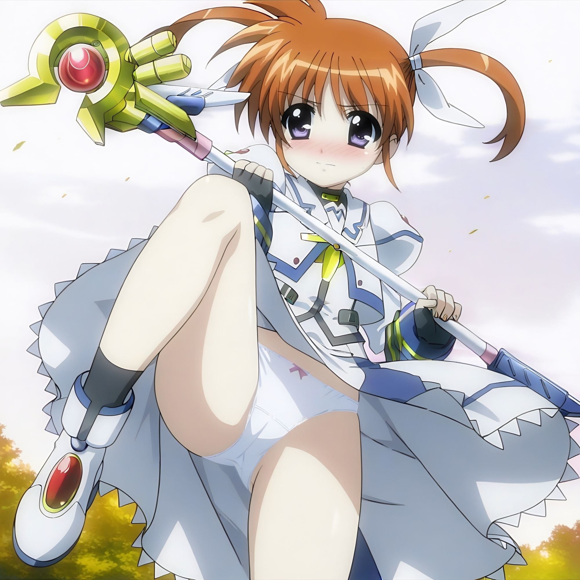 高町な〇はパンチラCG集（全100枚）_model2 - サンプル画像 1