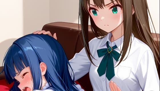 渋谷凛・島村卯月/U149（アイドルマスター）お尻叩きイラスト集