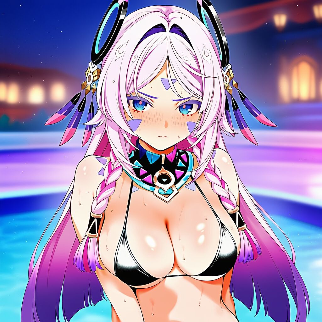 原◯ シ◯ラリ 水着グラビアイラスト集 - サンプル画像 1