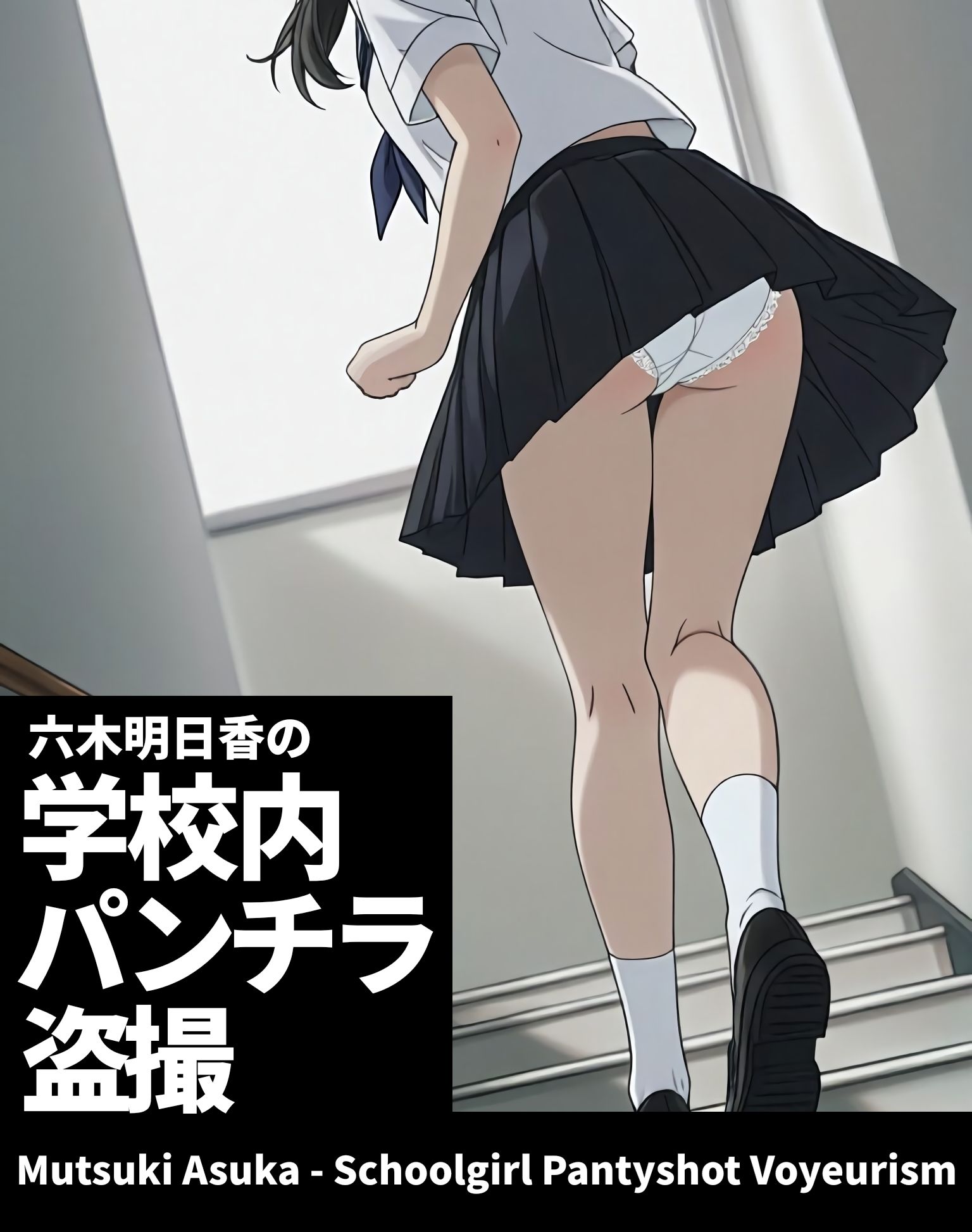 六木明日香の学校内パンチラ盗撮 - サンプル画像 2