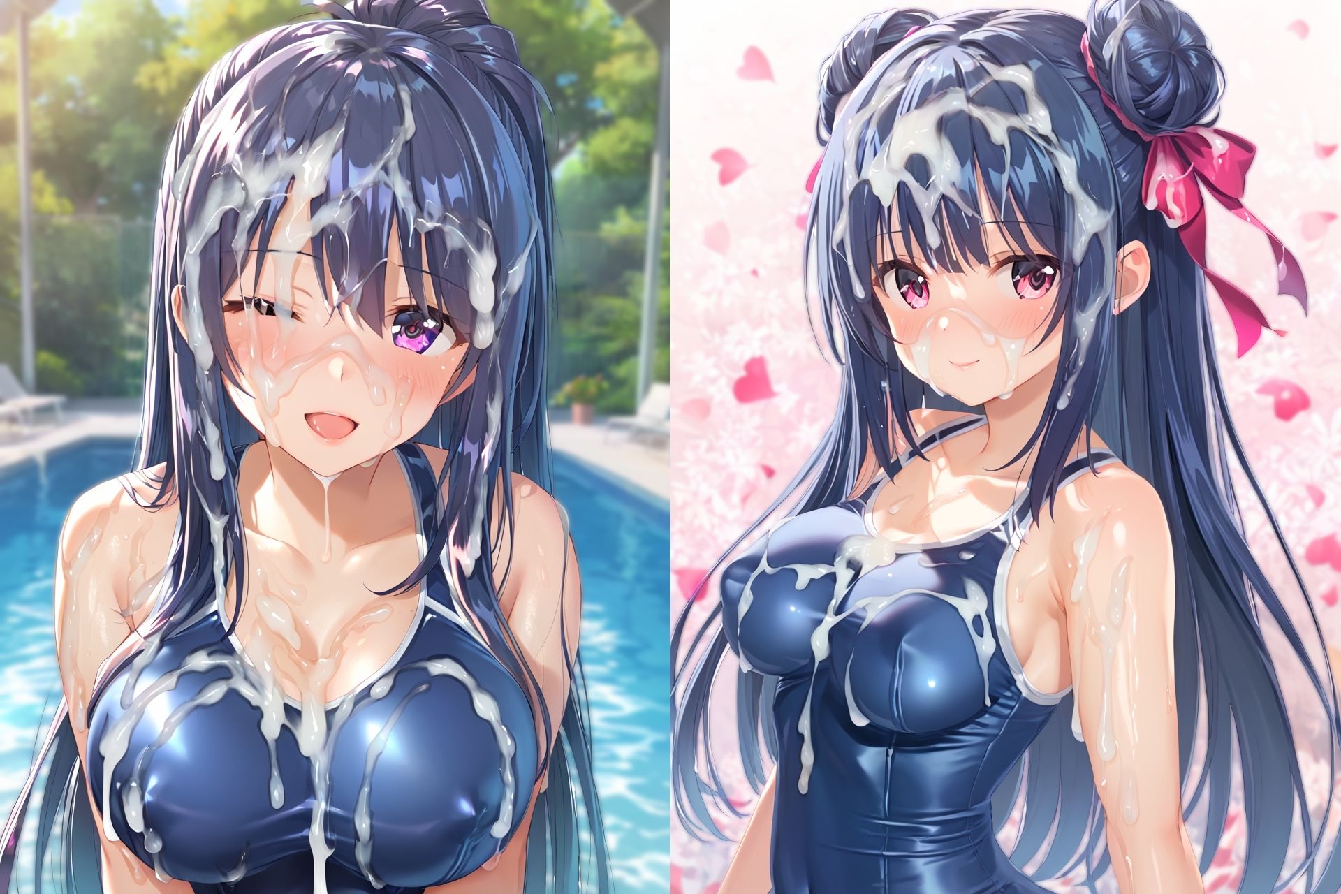 スク水ぶっかけCG集3 - サンプル画像 5
