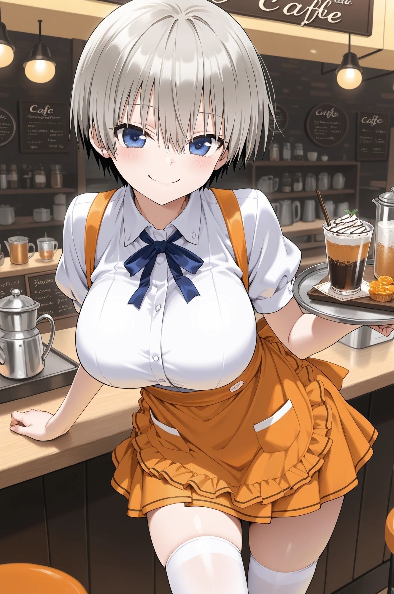 とあるカフェの新人研修記録（はな 20才）〜ボーイッシュで生意気な後輩をわからせ〜 - サンプル画像 1