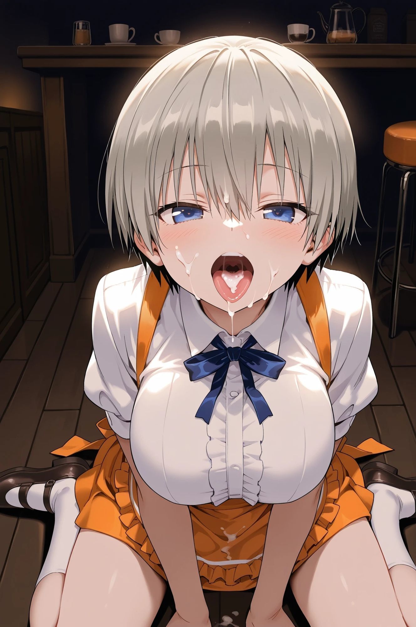 とあるカフェの新人研修記録（はな 20才）〜ボーイッシュで生意気な後輩をわからせ〜 - サンプル画像 3