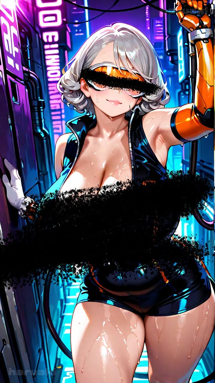 【AIアニメ巨乳美女写真集】Vol.4胸で受け止めてくれる未来系女子_再掲 - サンプル画像 2