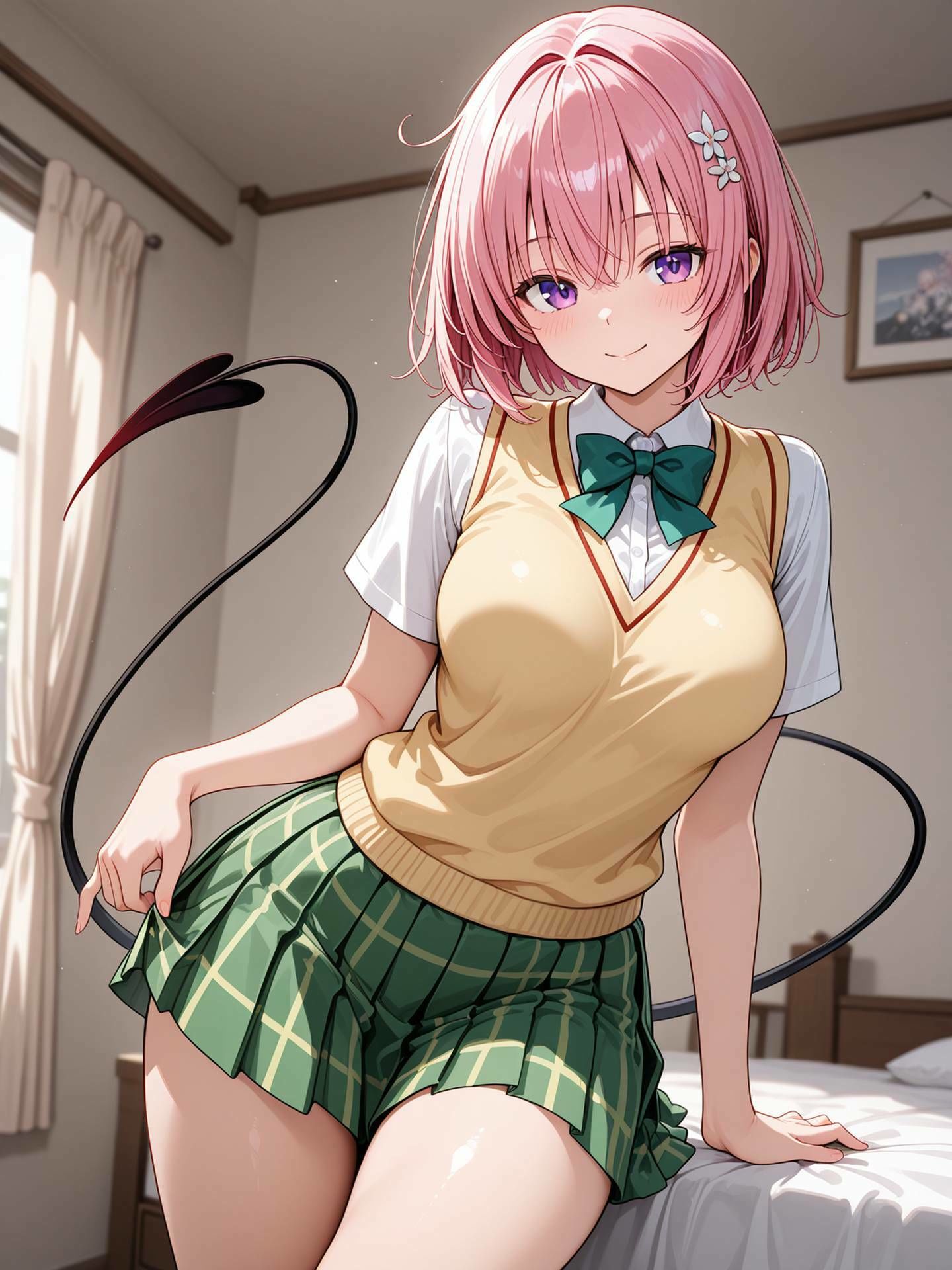 モモちゃんと濃厚セックス！ - サンプル画像 1