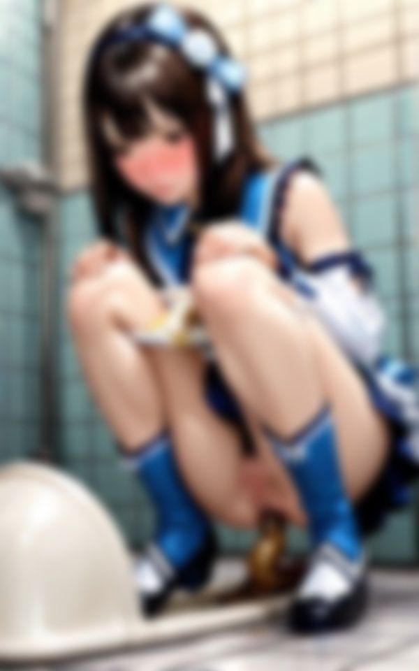 アイドルの秘密を暴く隠し撮りカメラ──。出番前の個室で無防備に放つ排泄の音と姿。弱肉強食の罠に嵌まった獲物の末路。 - サンプル画像 4