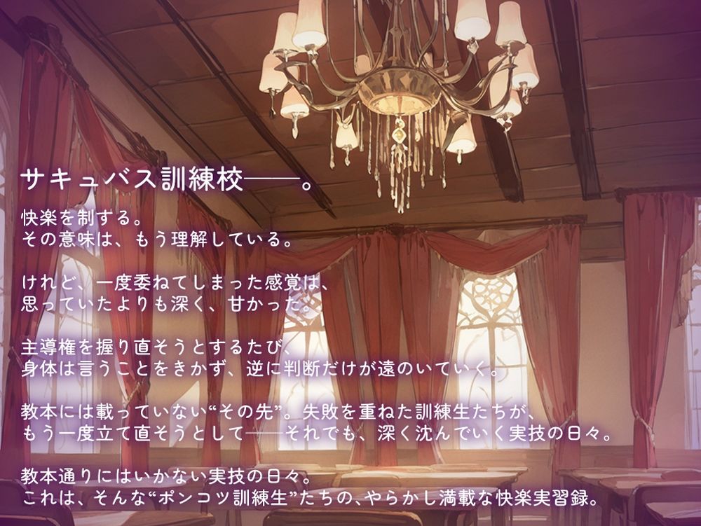 ポンコツなサキュバスは快楽に屈する―訓練生のやらかし実技録―【その2】 - サンプル画像 1