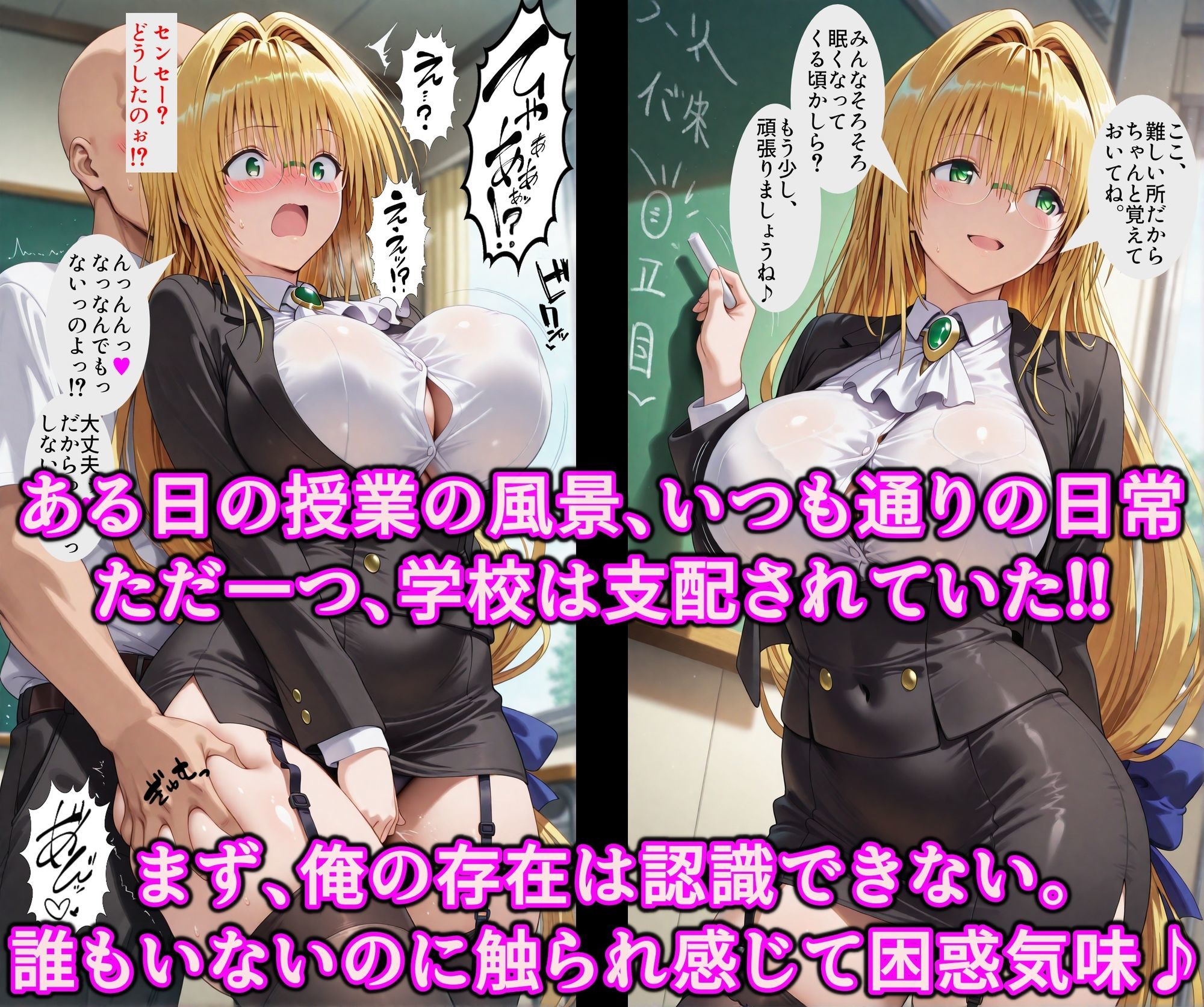 校則ノートと魔眼で望むがままっ！！言いなり校則と洗脳魔眼でガチ洗脳！！頭の中改変であなたが私の旦那様 - サンプル画像 2