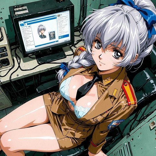 『【表】護衛対象少女と指揮官殿』  AIの手で蘇る懐かしのヒロインシリーズ - サンプル画像 6