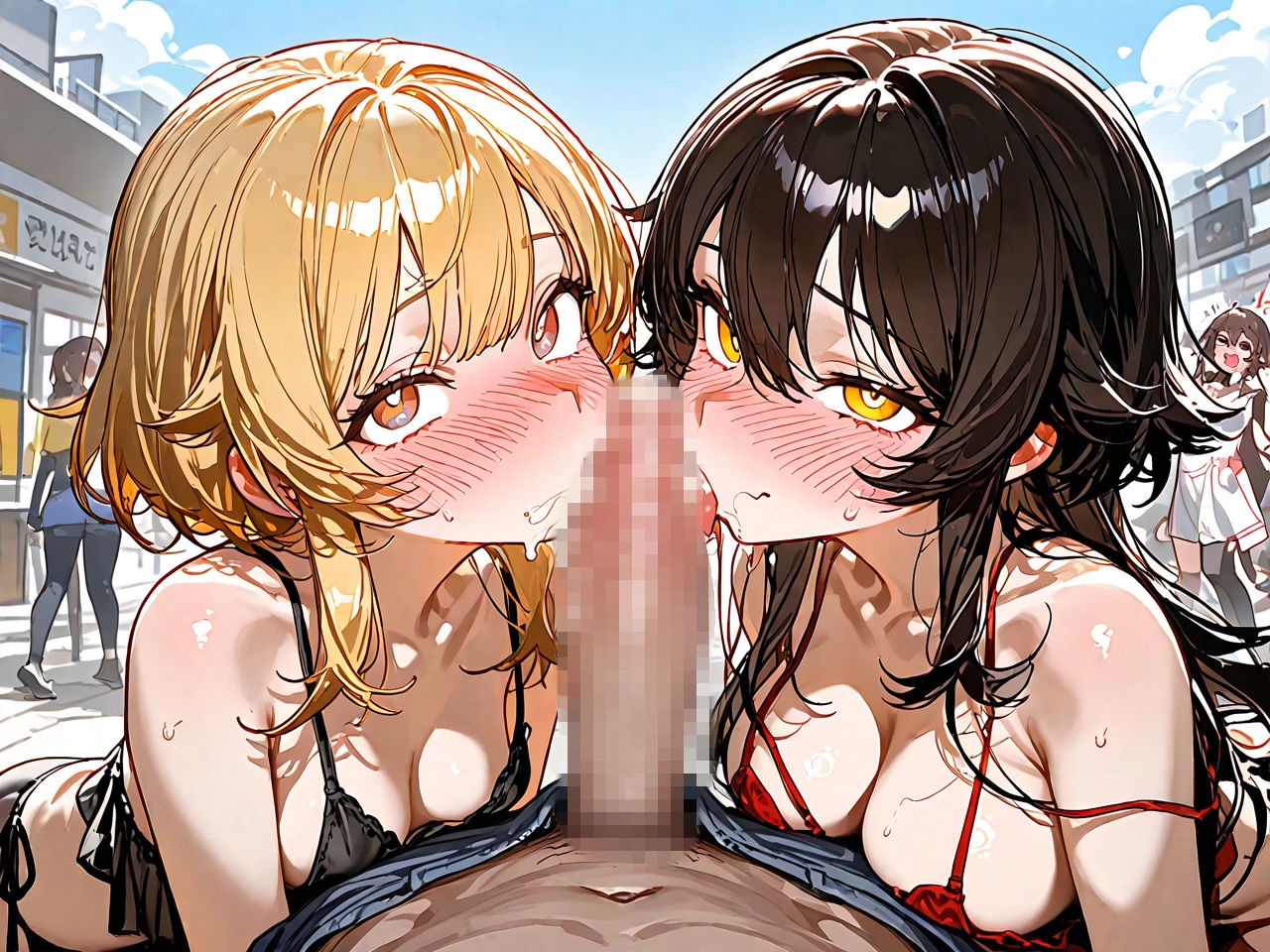 美女が群がるマジカルチンポ！ - サンプル画像 1