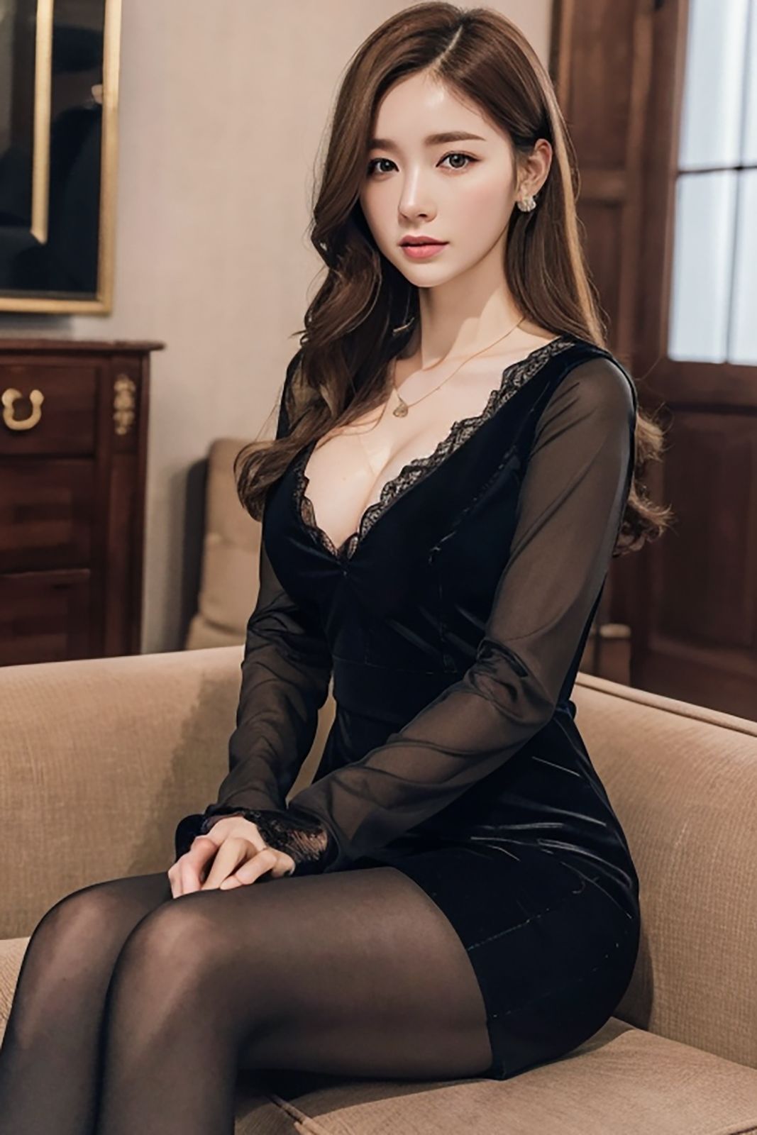 AI Mourning Beauty 2 - サンプル画像 3