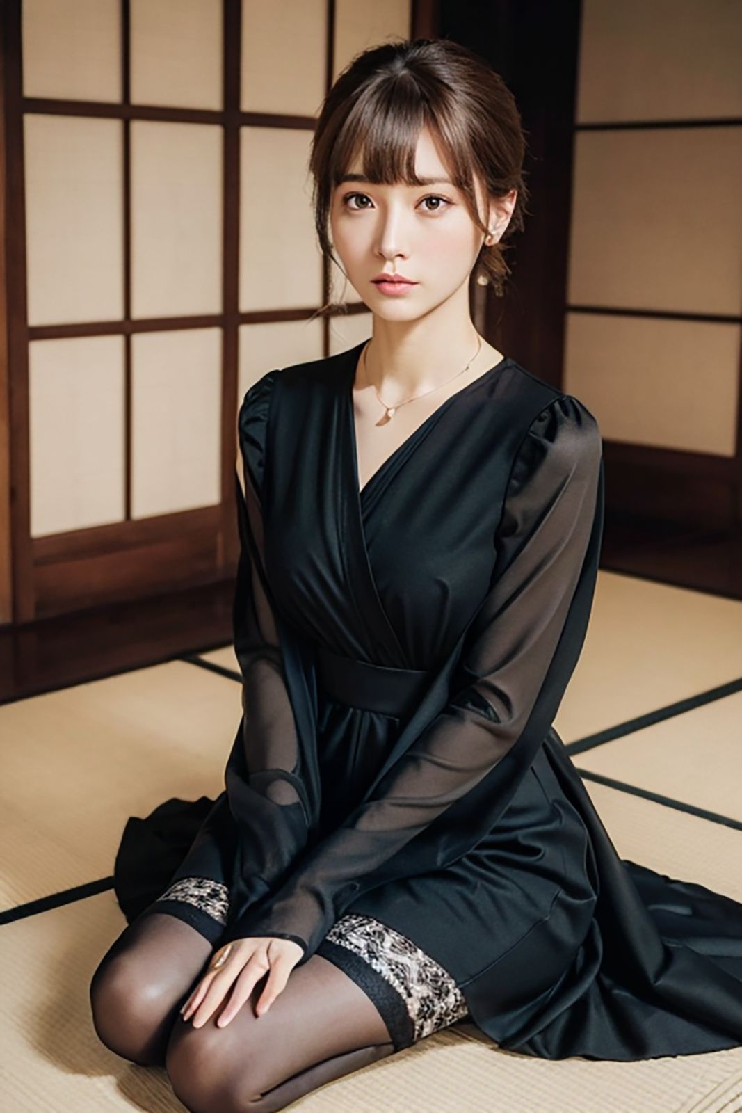 AI Mourning Beauty 2 - サンプル画像 4