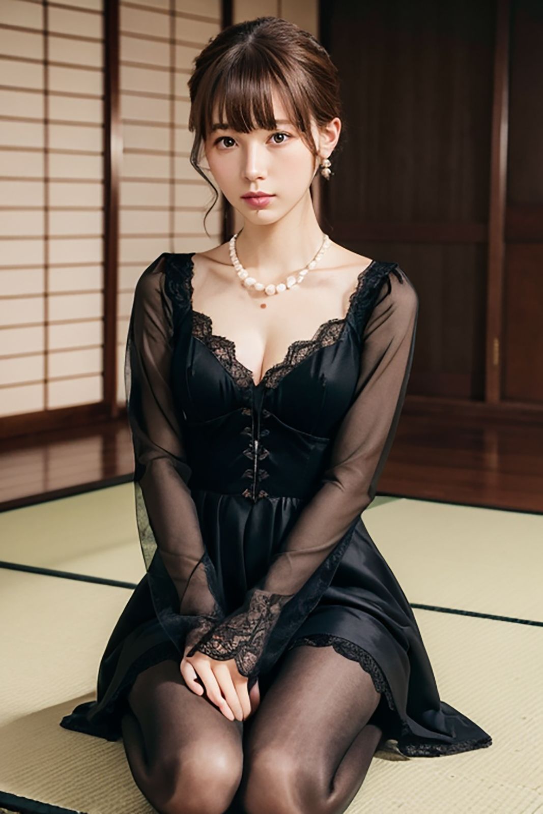 AI Mourning Beauty 2 - サンプル画像 7