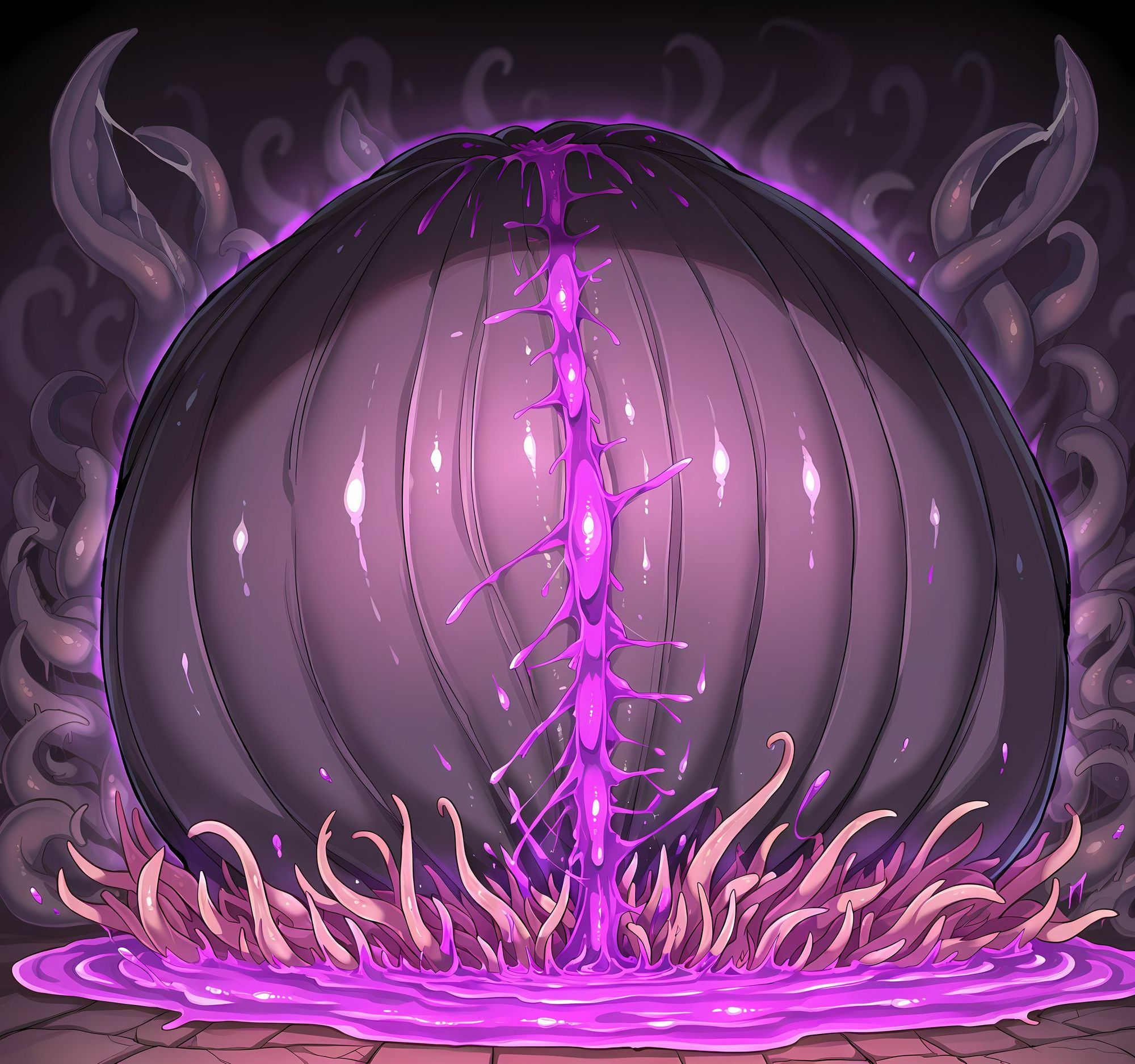 フローラ洗脳丸呑み悪堕ち〜淫魔化ドスケベ交尾〜 - サンプル画像 8