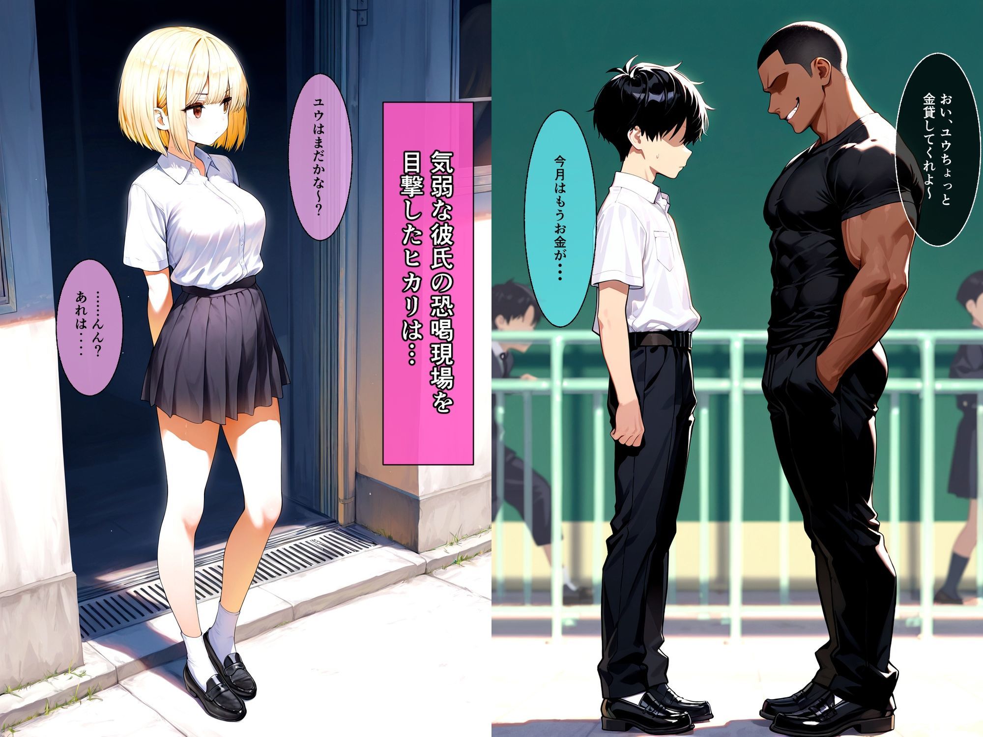 正義感の強い彼女が「ヤリチン」に騙され屈服するまで - サンプル画像 1