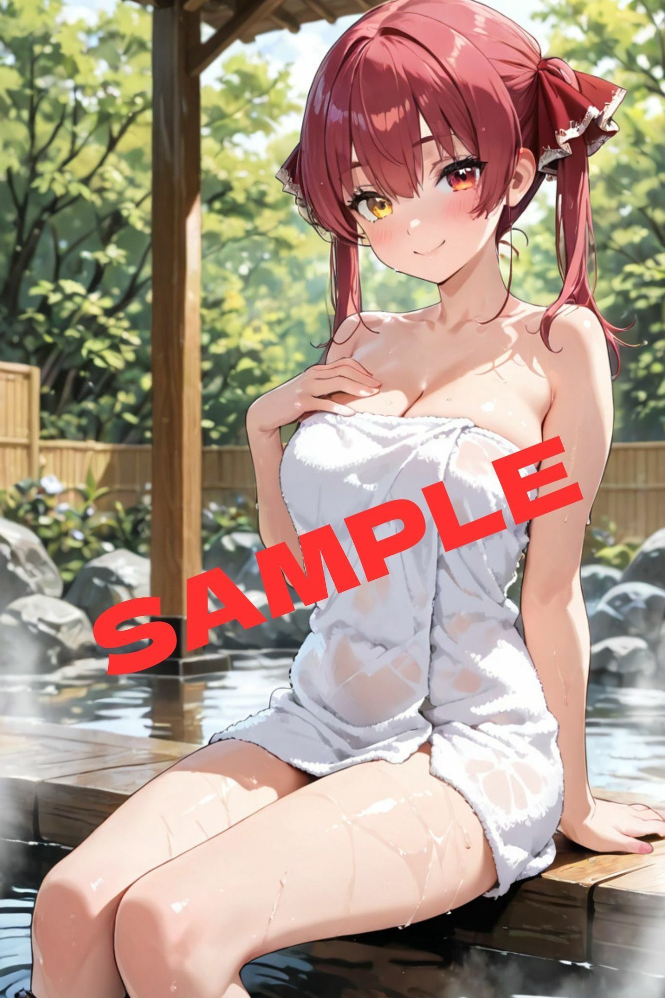 ホロメン イチャラブ中出し温泉旅行 - サンプル画像 1