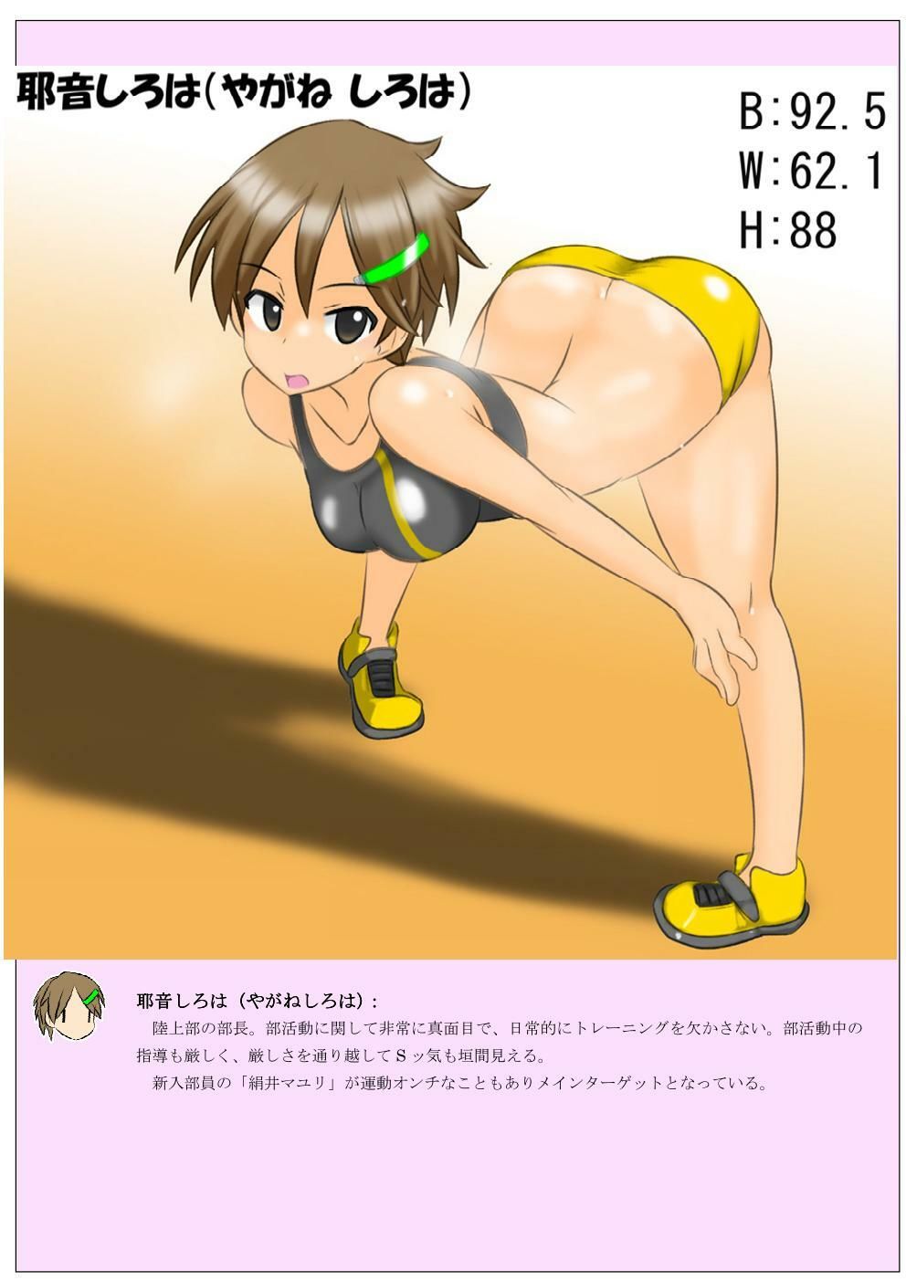 【フレッシュ版】精神操作！催●陸上部  〜ハート目全裸プロフィール集〜 - サンプル画像 4